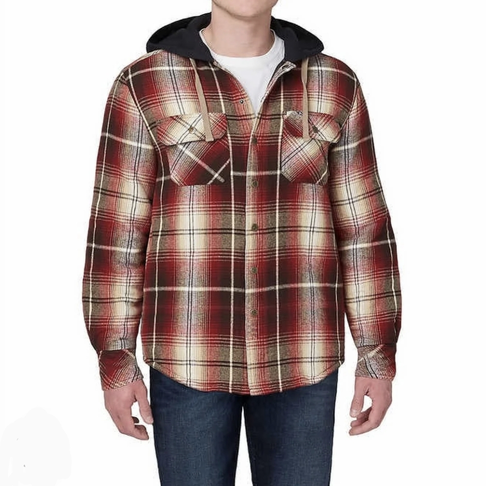 NWT Legendary Outfitters Large Red Plaid Flannel Jacket